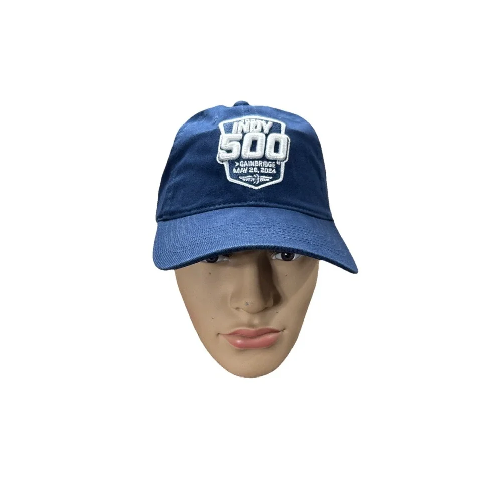 Indy Cat Hat Cap 108th Unisex Blue Racing Gainbridge 2024